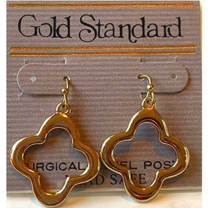 Gold Standard Light Open Gold Earrings